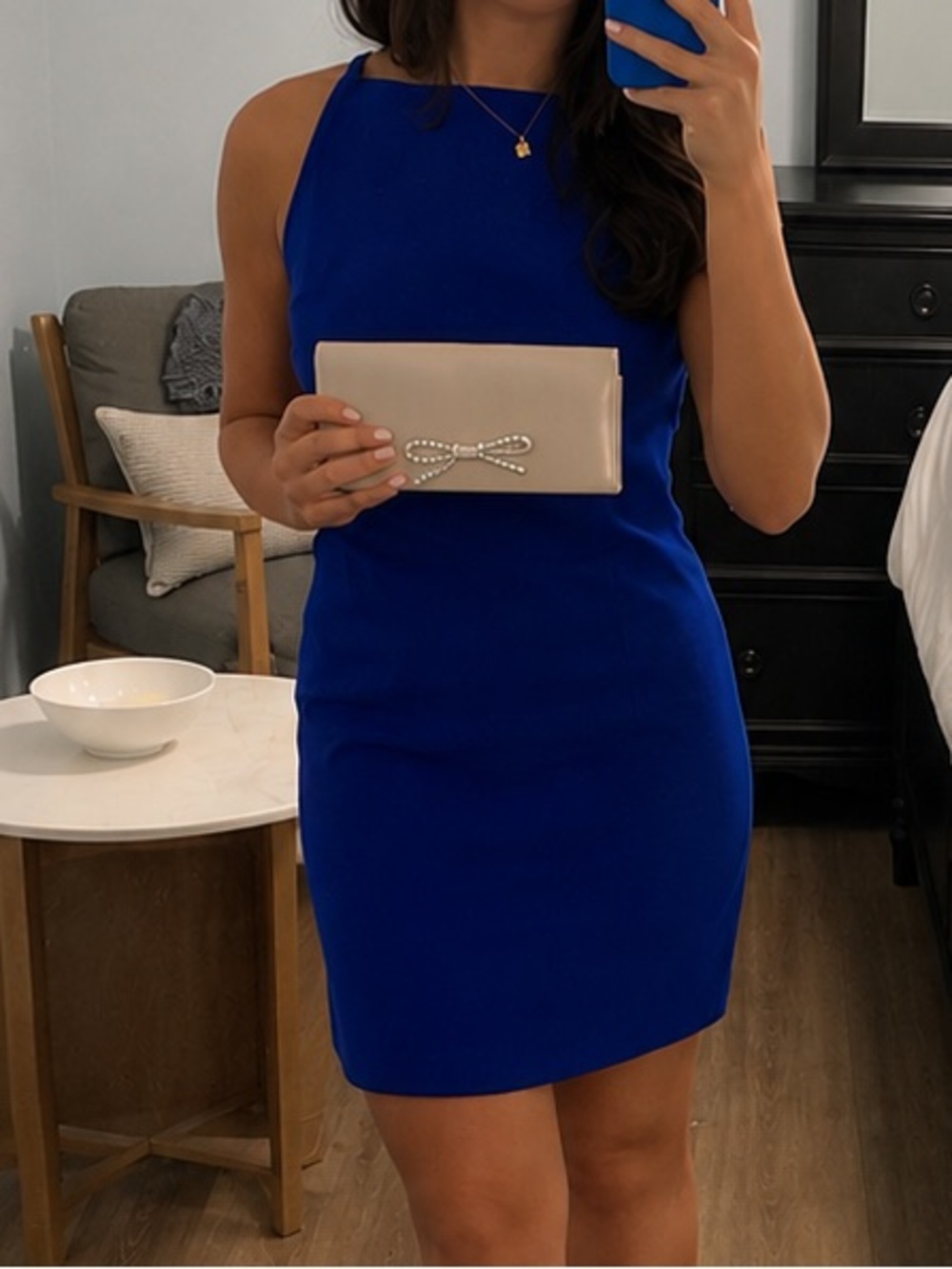 Zara Vibrant Blue Mini Dress